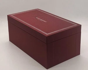 Jacques Marie Mage Burgundy Silk-Finish Box w/ Paperwork – Unused & Complete - Picture 1 of 6