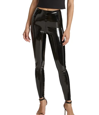 Commando Control Top Faux Patent Leather Leggings In Black Size XS - Image 1 of 4