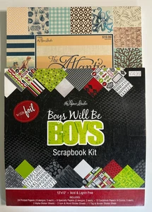 Almohadilla de papel The Paper Studio 12x12 - The Atlantic Collection or Boy Will Be Boys - Imagen 1 de 5