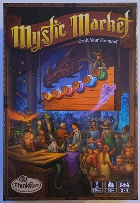 Mystic Market Craft Your Fortune - Potion Trading Card Board Game - Think Fun - Image 1 of 4