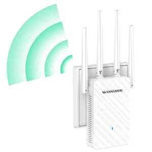 Ripetitore WiFi Amplificatore Segnale WiFi 1200Mbps Dual Band 4 Antenne Esterni - Foto 1 di 24