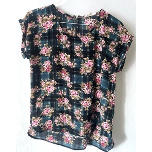 Top de mujer rosa Republic cremallera trasera manga corta talla L - Imagen 1 de 8
