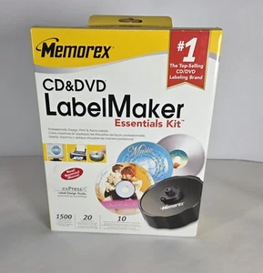 Memorex 32023953 CD & DVD label maker essentials kit new sealed box 1500 images - Picture 1 of 6