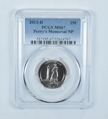 2013-D Washington Quarter ATB Perry's Memorial MS67 PCGS *7936 - Image 1 of 4