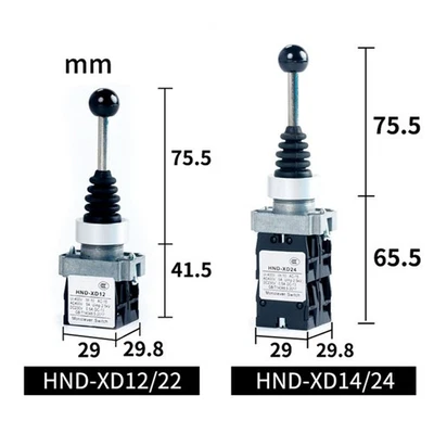 Easy to use Rocker Joystick Controller Switch with Selfresetting Feature 2NO4NO - Image 1 of 4