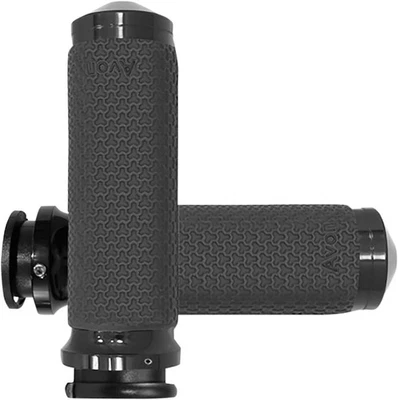 Empuñaduras de espuma viscoelástica Avon negras medianas para Indian Touring barras de 1" IN-TO-MF-63A-AN Foto 1 de 2