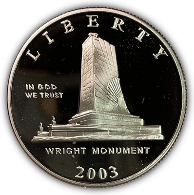 2003-P First Flight Centennial Half Dollar Clad Proof PF Coin #27566 - Image 1 of 3