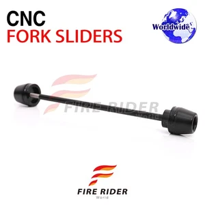 Black Front Fork Axle Slider For Honda CBR650R 22 21 20 19 - Picture 1 of 7