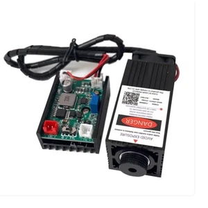 450nm hohe Leistung 12V Lasermodul blaue Lasergraviermaschine Zubehör w / TTL - Picture 1 of 9