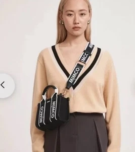 Brand New Mimco Stevie Micro Tote Cross Body Black White Rose Gold RRP $199 - Picture 1 of 5