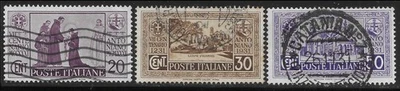 1931 ИТАЛИЯ SASS #292, #294, #295🔥 б/у СМ. Cds.🔥VII АНТОНИАНСКОЕ СТОЛЕТИЕ VF - Изображение 1 из 3