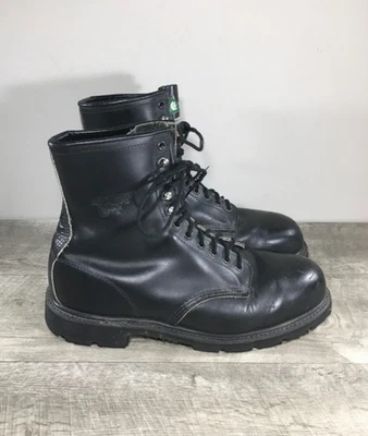 Hombres Red Wing 8220 Bombero Cuero Seguridad Trabajo Puntera Acero Botas Talla 11.5 EE Foto 1 de 4