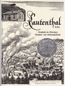 Lautenthal. Ciudad de montaña en resina superior. Historia minera y cabaña. Con soporte - Imagen 1 de 1
