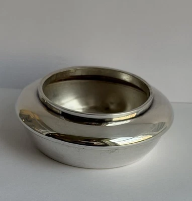 VTG Tiffany & Co Silver Soldered Trinket Dish Burner Insert Candle Holder 7599 - Image 1 of 4