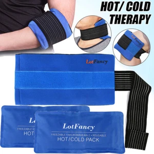 Reusable Head Gel Ice Packs Neck Wearable Migraine Relief Hot Cold Therapy Pack - Picture 1 of 18