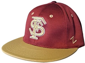 Florida State Seminoles Hat Cap by Zephyr Garnet & Gold Stretch Fit size M/L - Picture 1 of 5