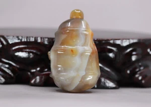 Chinese Natural Agate Snuff Bottle - Picture 1 of 8
