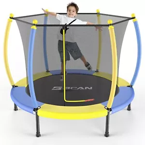 60IN Mini Trampoline for Ages 2 to 5 Toddlers, 5FT Safety Toddler Trampo... - Picture 1 of 8