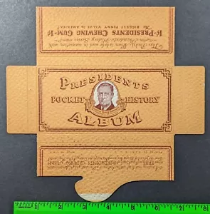 Vintage 1933 Presidents Play Bucks Dietz R118 Gum Box - Picture 1 of 2
