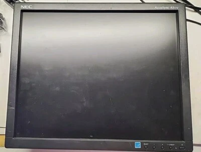 AS172-BK  NEC AccuSync 17" black LED monitor  Free Shipping - Image 1 of 4