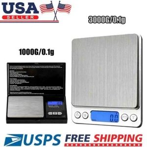 Bilancia digitale 1000 g x 0,1 g gioielli grammi argento oro moneta tasca grana erba - Foto 1 di 13