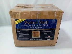 25 lbs Fine 24 Grit Walnut Shell Blasting / Tumbling Media-Clean - Picture 1 of 6