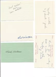 Woody Williams signed 3x5 index card 1938 Brooklyn Dodgers baseball - Picture 1 of 1