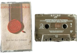 Whitesnake Slip Of The Tongue Cassette Tape 1989 Geffen David Coverdale VG+ - Picture 1 of 3