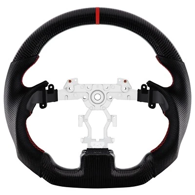 Volante de fibra de carbono real LOSCHEN para Infiniti G37 2009-2013 en stock Foto 1 de 4