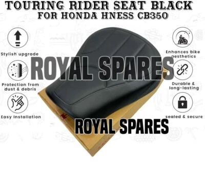 "TOURING RIDER SEAT, BLACK" FIT FOR HONDA HNESS CB350 - Imagem 1 de 4
