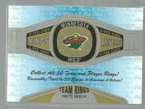  2013-14 O-Pee-Chee Rings #R14 Minnesota Wild (ref50224)