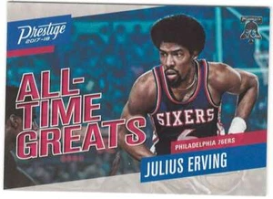 2017-18 Panini Prestige All-Time Greats #4 Julius Erving Philadelphia 76ers - Picture 1 of 1