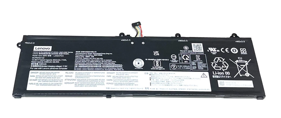 L20M4PD3 正品电池 适用于联想 Legion S7 15ACH6 16ARHA7 16IAH7 — 第 1/1 张图片