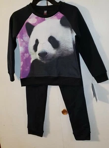 Star Ride 2 piece Panda Jogger Set 6X - Picture 1 of 4