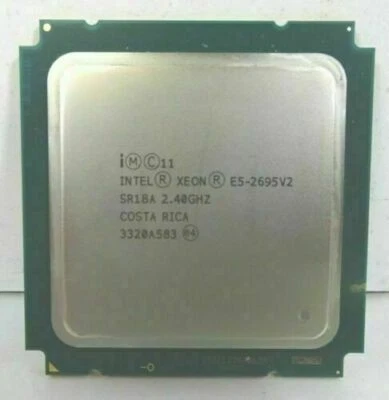 Intel Xeon E5-2695 V2 2.40 GHz SR1BA 12 Cores 24 Threads LGA2011 CPU Processor - Image 1 of 4