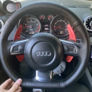 Cubierta de volante personalizada cuero genuino para Audi TT TTS (8J) A3 S3 (8P) - Imagen 1 de 6