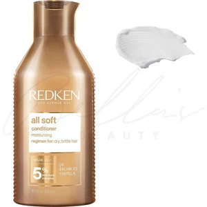 REDKEN All Soft Conditioning & Hydrating Hair Conditioner for Dry Hair 300ml - Picture 1 of 10