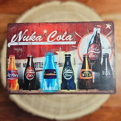 🍀 Blechschild Metallschild Gaming Series Fallout Nuka Cola Tin Sign - Bild 1 von 2
