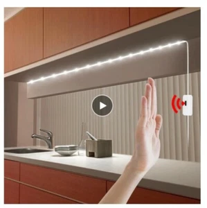 M USB LED STREIFEN BEWEGUNGSSENSOR HINTERGRUNDBELEUCHTUNG TV KÜCHE SCHRANK - Bild 1 von 10