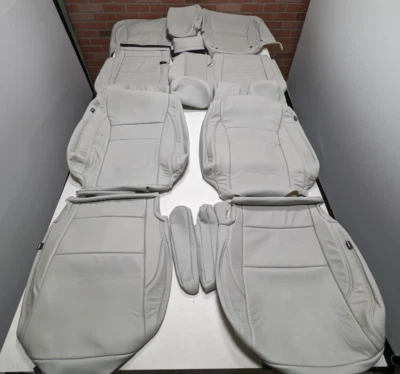 Fundas de asiento de cuero para Honda Passport Sport 2019-2023 2 filas gris NY53 Foto 1 de 4