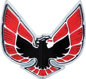 1970 - 71 FIREBIRD / FORMULA / ESPRIT FRONT BUMPER / NOSE / HEADER EMBLEM -CREST - Picture 1 of 1