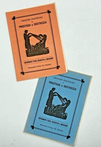 GIUOCHI PIACEVOLI DI PRESTIGIO E DESTREZZA Lotto 2 fogli volanti Pennaroli 1934 - Imagen 1 de 4