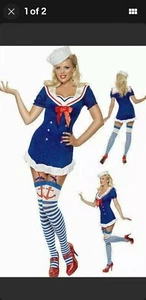Smiffy's 20043 Fever Ahoy Sailor Halloween Adult Costume Cosplay Fancy Dress NEW - Picture 1 of 6
