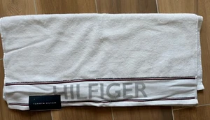 Tommy Hilfinger Badehandtuch Handtuch weiß 70 x 130 cm NEU + Original UVP 59€ - Bild 1 von 5