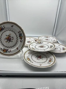 SET OF 6 Spode Rockingham 6.5 Inch Bread Plates - Picture 1 of 6