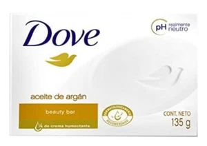 Dove CREAM Beauty Bars w Moroccan Argan Oil -3 BARS x 135g ea (Cracked) see pics - Picture 1 of 12