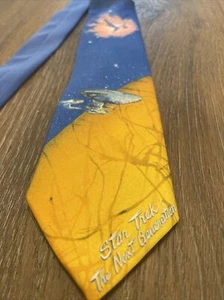 Star Trek: The Next Generation Men's neck Tie 1991 Ralph Marlin Made in USA - Picture 1 of 6