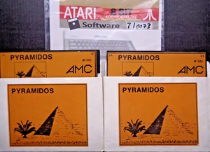ATARI XL/XE -- PYRAMIDOS (AMC - DISK) - Picture 1 of 2