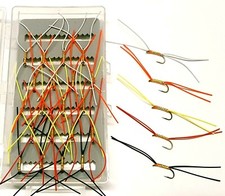 Mirage Worms Assortment - Nymphs Fly Selection Box, Trout Fishing Flies