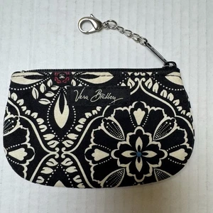 Vera Bradley Barcelona Muster Reißverschluss Ausweis Schlüsselring Kleingeld Geldbörse - Bild 1 von 6